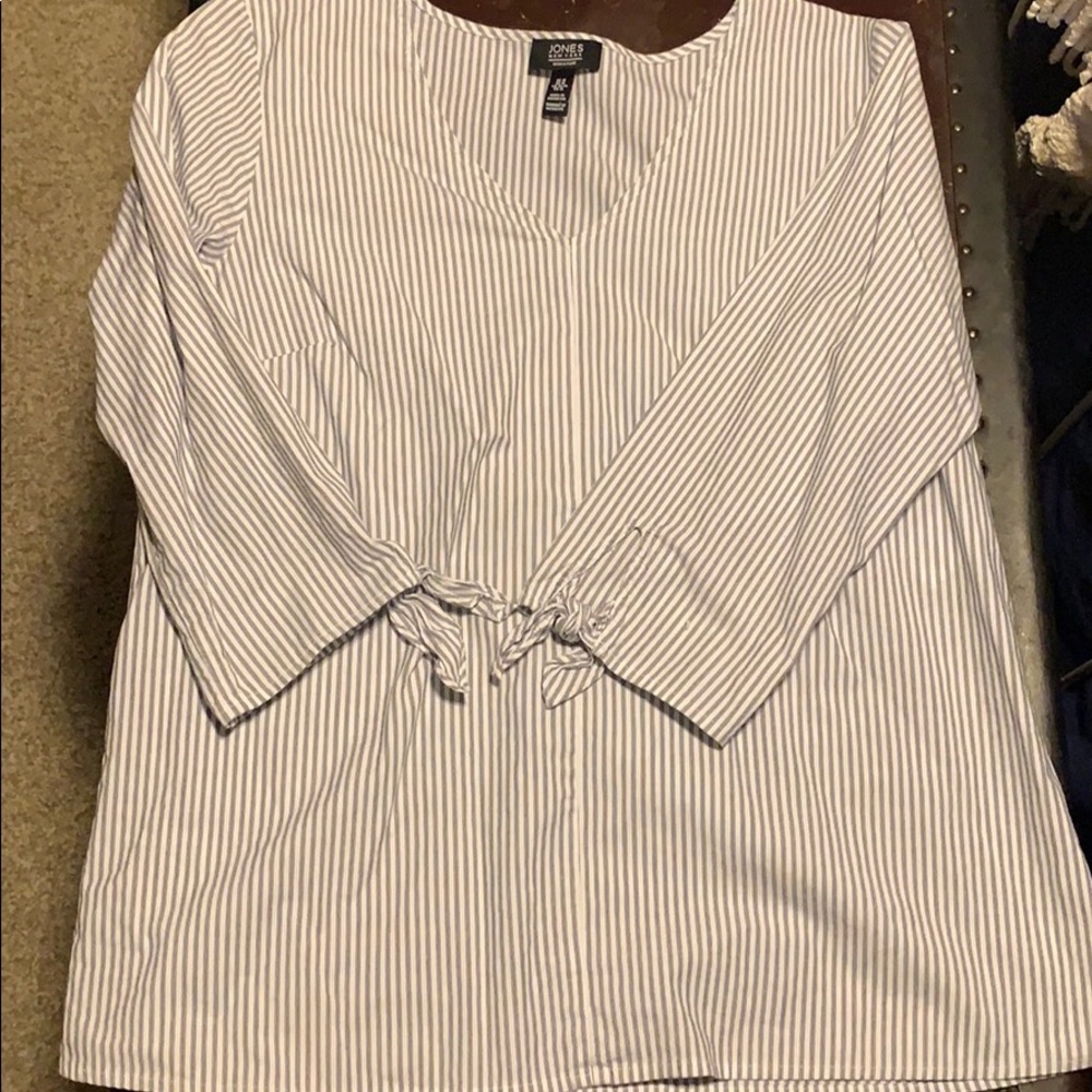 V-neck blouse